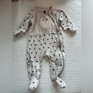 Weighted onsie sleeper